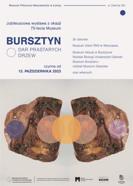 Wystawa bursztynu na 75-lecie Muzeum Północno-Mazowieckiego w Łomży