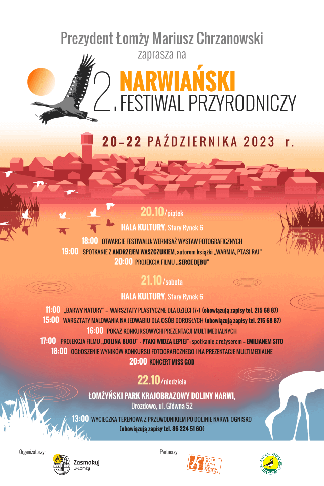 2. Narwiański Festiwal Przyrodniczy - program