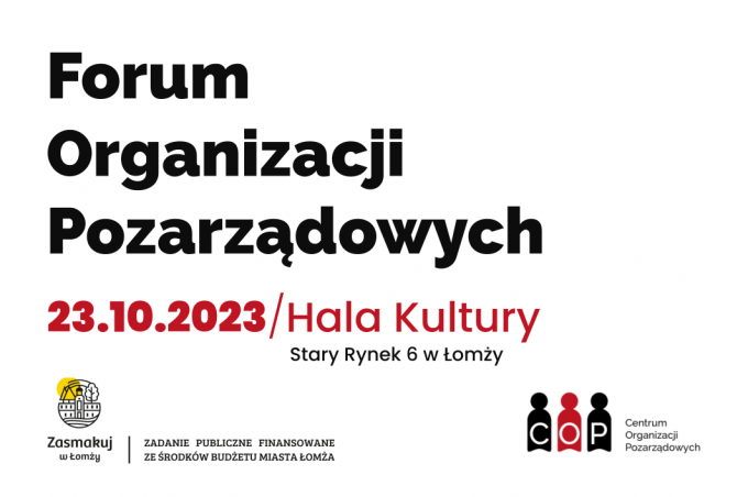 Zapraszamy na Forum organizacji pozarządowych