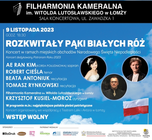 Narodowe Święto Niepodległości w Filharmonii Kameralnej w Łomży