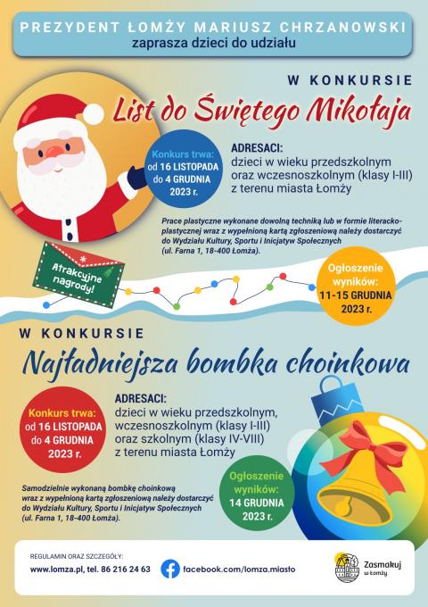 Przedświąteczne konkursy dla dzieci