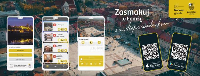 Zwiedź Łomżę z aplikacją mobilną - Take a tour of Lomza with a mobile app