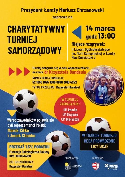 Samorządowcy zagrają w szczytnym celu