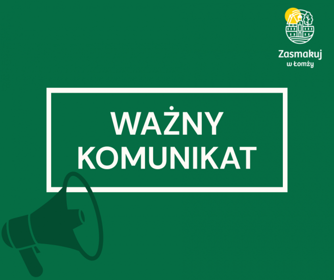 Komunikat nr 8 MPWiK Łomża z dnia 16.07.2025 r.