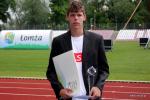 w ubiegłym roku Łomżyńskim Laurem Sportowym uhonorowany został m.in. lekkoatleta Bartosz Paduch