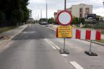 zamknięty jeszcze odcinek ulicy Przykoszarowej, na którym w przyszłym tygodniu wznowiony zostanie ruch pojazdów