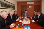 Delegaci Podlaskiego ZPN podczas spotkania z Prezydentem Łomży