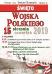 Program łomżyńskich obchodów Święta Wojska Polskiego