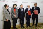 Uroczyste podpisanie umowy odbyło się w siedzibie Ministerstwa Kultury i Dziedzictwa Narodowego (fot. Danuta Matloch/MKiDN)
