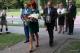 Przewodnicząca Rady Miejskiej Łomży Bernadeta Krynicka złożyła kwiaty pod pomnikiem Pamięci Żołnierzy Armii Krajowej Obwodu Łomżyńskiego