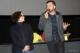 Producentka Ewa Jastrzębska i Piotr Domalewski podczas ubiegłorocznej premiery w Łomży