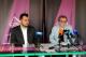 prezydent Łomży Mariusz Chrzanowski oraz Jarosław Antoniuk dyrektor Teatru Lalki i Aktora